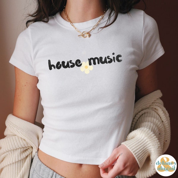 House Music Baby Tee House Music Shirt Rave Baby Tee Rave Outfit Festival Shirt EDM Music Lover Shirt Baby Tee