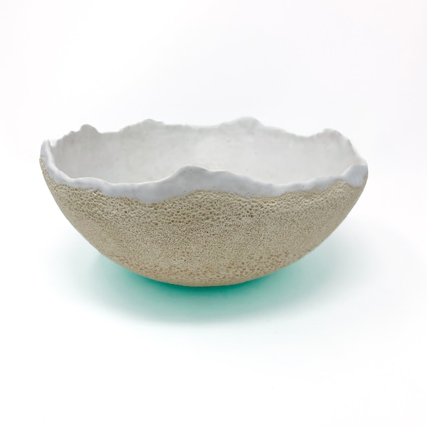 White Ceramic Bowl Etsy