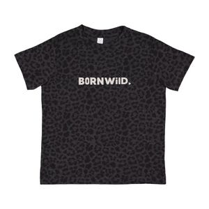 Born Wild Leopard Toddler Shirt | Wild Child | Kids Tshirt | Animal Print