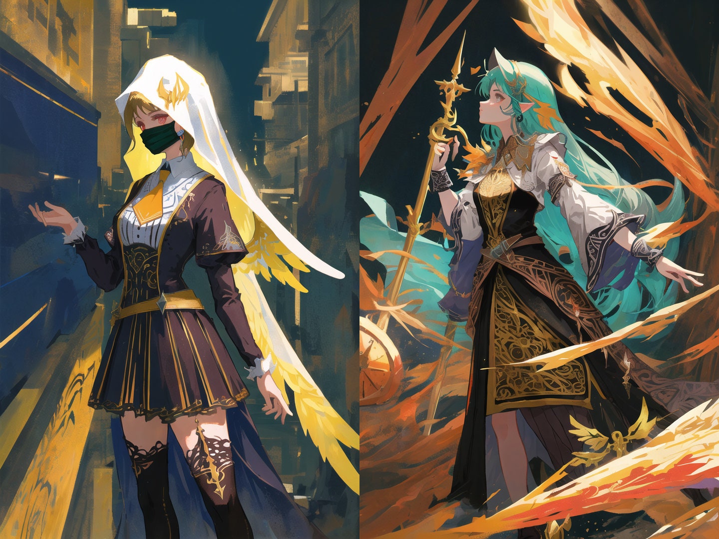 Anime Character Commission Original Art, Custom Anime Character, Art Commission, Dnd, Character