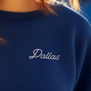Dallas Cowboys Embroidered Sweater, Unisex, Texas Sunday Football, Vintage Style, Sweatshirt, Dak Prescott, CeeDee Lamb, Parsons, Sports