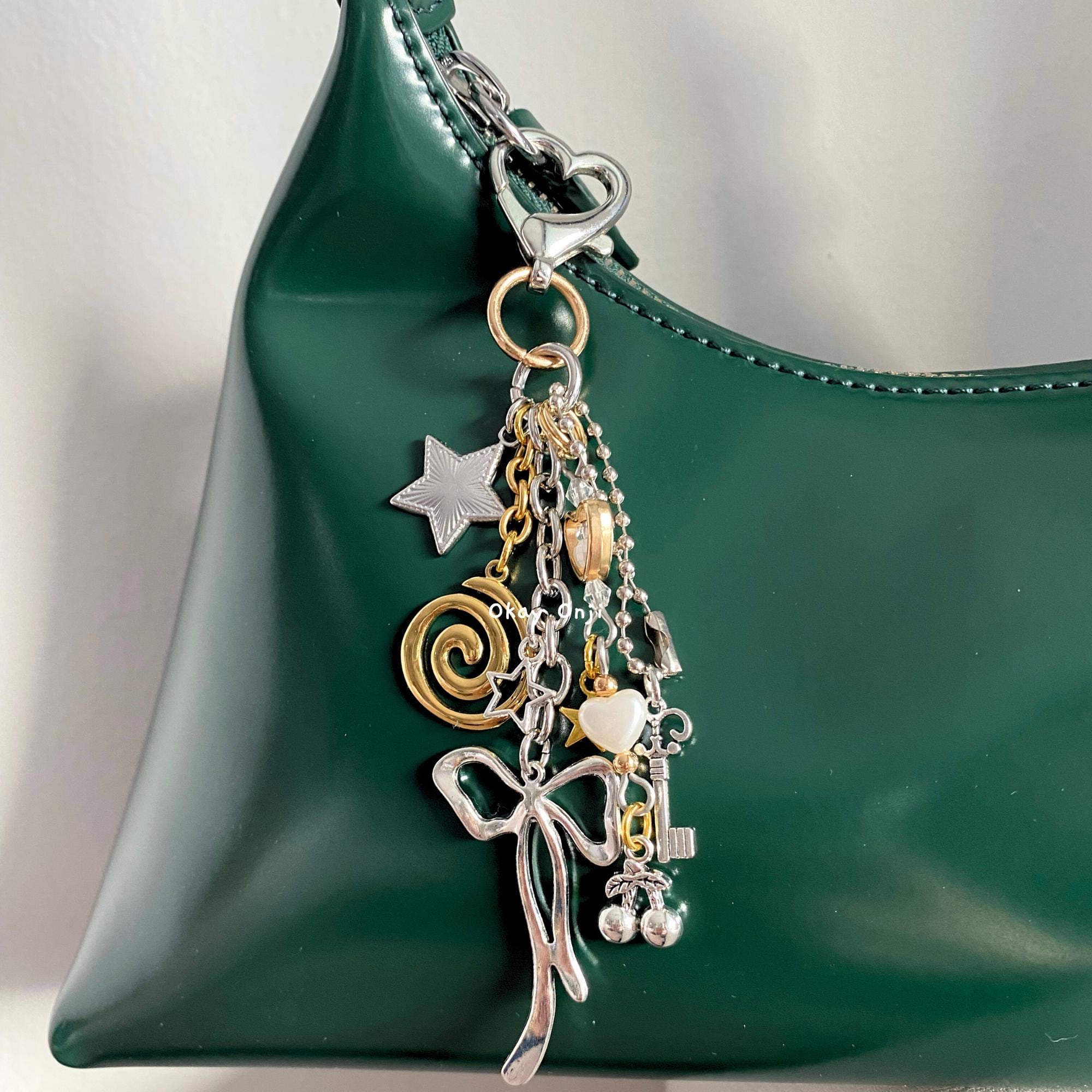 Coach BLACK CHERRY Bag Charm Key Fob - NEW WITH DUST BAG | eBay