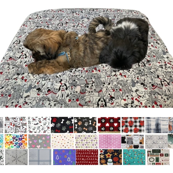 Dog Cat Bed Mattress Fitted Sheet, crate pad cover, cover for pet bed