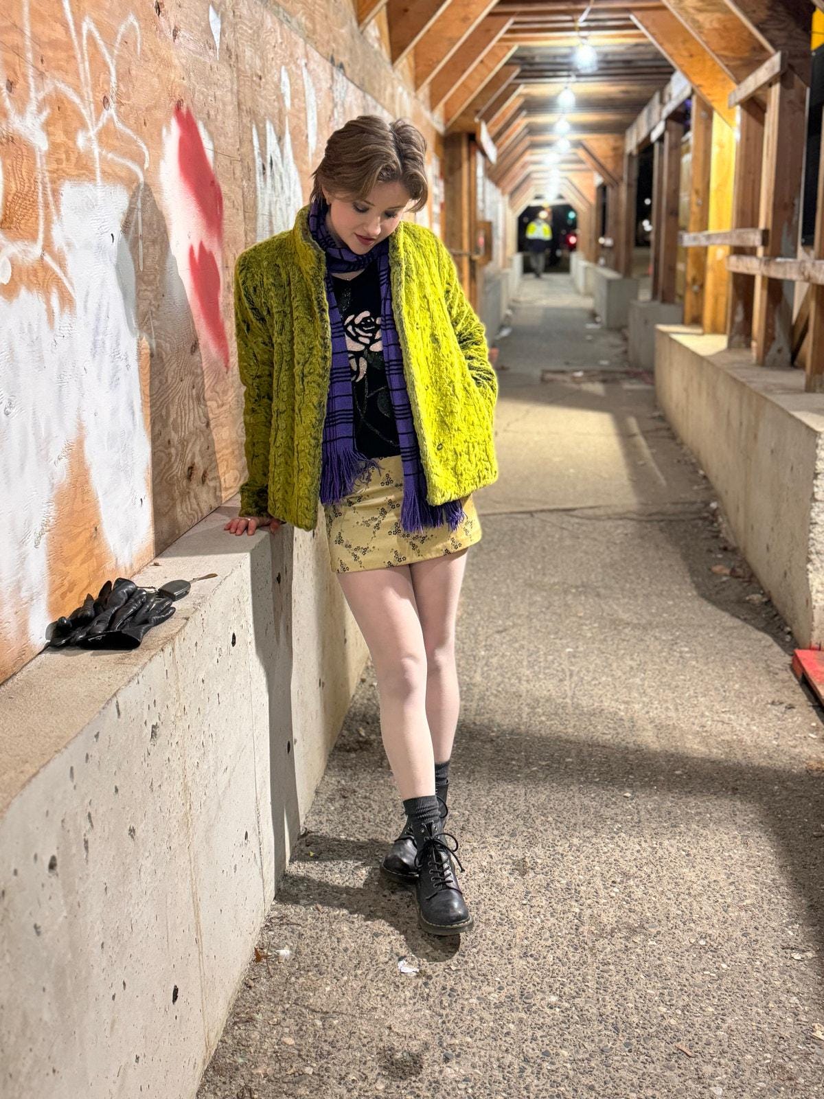 ジャケット・アウター factotum archive y2k fur jacket ririzip factotum archive y2k fur jacket ririzip