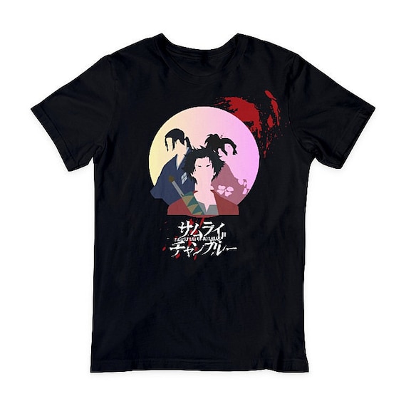 Augmented Reality Samurai Champloo Anime T-shirt