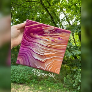 8x8 Original Acrylic Artwork