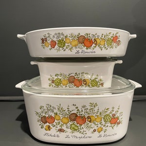 Vintage Corningware Sammlerstück x 3