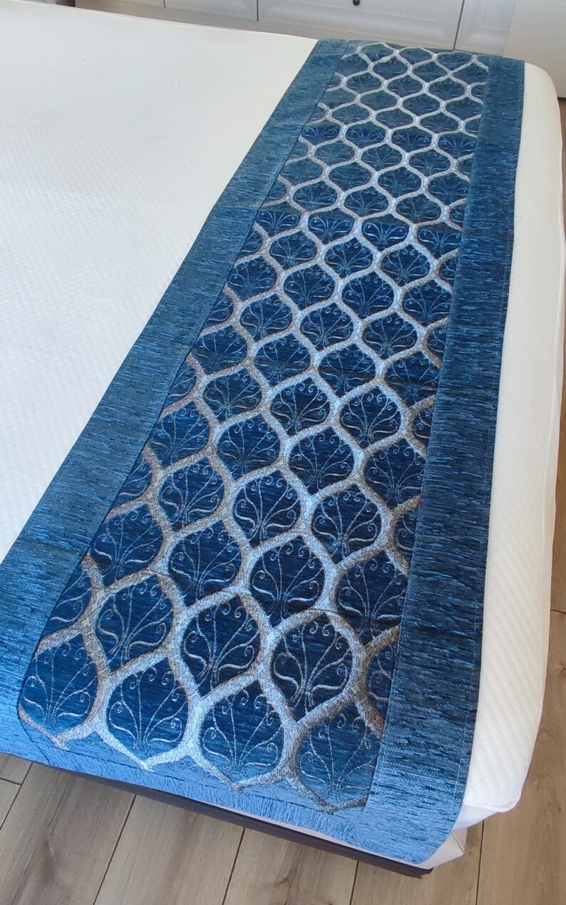 Handmade Bed Runner for Beds Sizes 55/80 or 60/80 Inches,modern Pattern