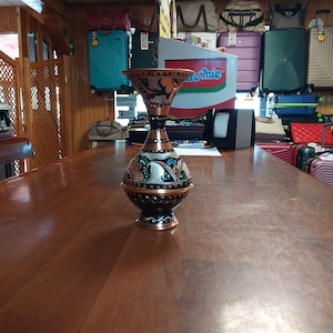 handmade copper vase decoration