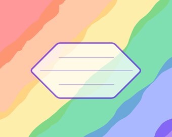 Blank Rainbow Printable Staff Paper / Digital Download Staff Paper / Music Manuscript Paper, Blank Sheet Music Download / Cute Music Paper
