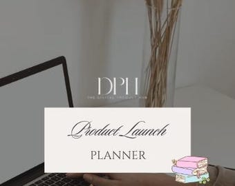 Launch Planner | Business Strategy | Launch Promotion Ideas | Editable Template  on Canva | PLR | Product Launch Checklist | DPH