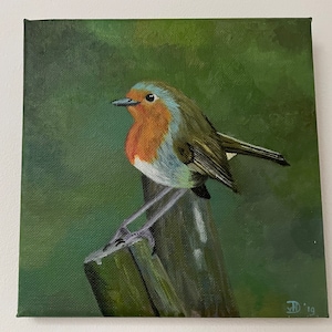 Robin sur un post