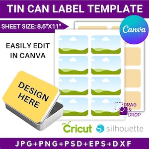 100ml, modello etichetta lattina, etichetta lattina svg, lattina di metallo, etichetta lattina Canva, SVG, DXF, Ms word Docx, Png, PSD, foglio A4, stampabile