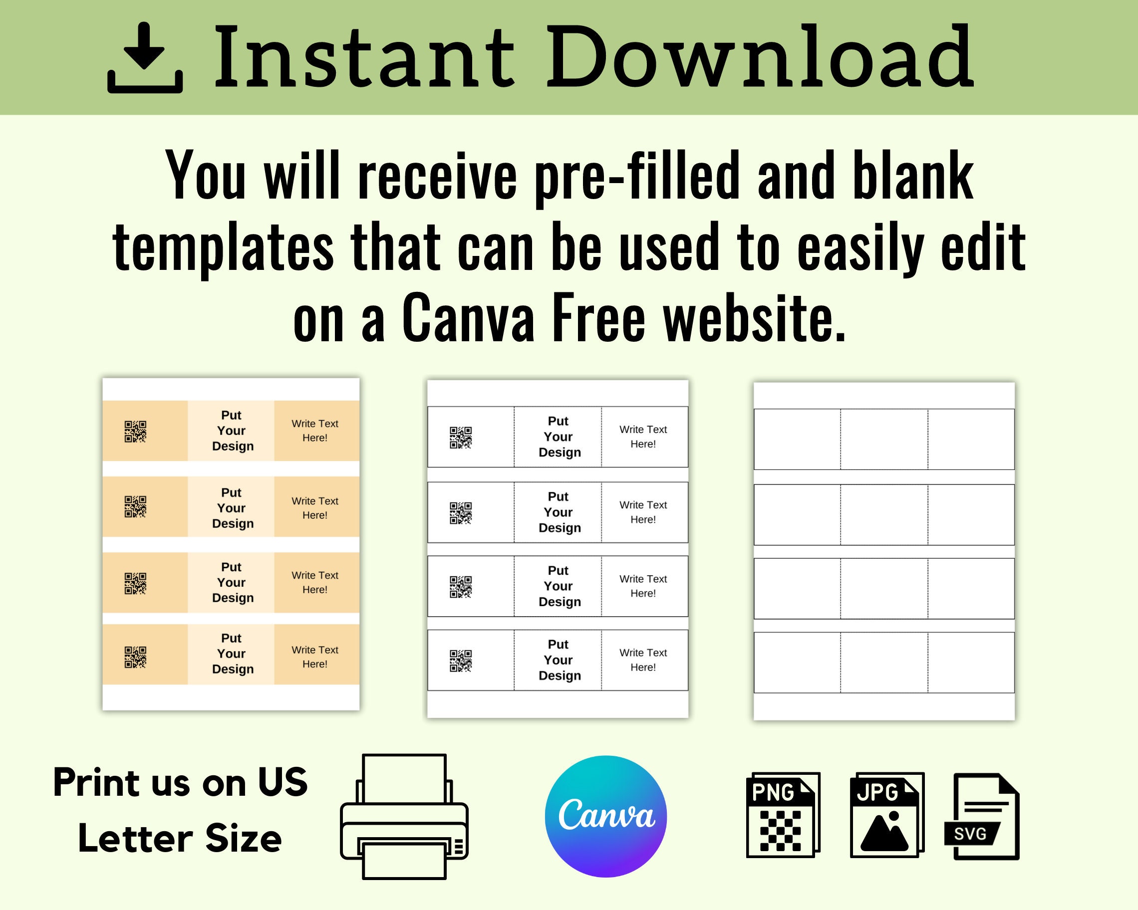 16 Oz Water Bottle Labels Templates, Editable Canva Water Bottle Label
