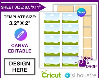 Plantilla de parche de hierro, plantilla de parche caliente, plantilla de sublimación de parche para planchar, SVG, DXF, documento de Ms Word, Canva, Png, Psd, hoja de 8,5 x 11, imprimible