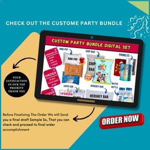 Plantilla para envoltorio de mini chocolates, editable en Canva (descarga digital) imagen 4