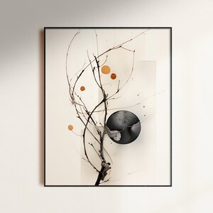Wabi Sabi Wall Art Print | Japanese Art | Minimalist Wabi Sabi Art | Japanese Print | Japandi Wall Decor | Japandi Printable | Wabi Sabi Art