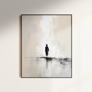 Japanese Print | Wabi Sabi Wall Art | Japandi Wall Art | Modern Wall Art | Japandi Art | Zen Wall Art | Beige Brown Wall Art | Japandi Decor