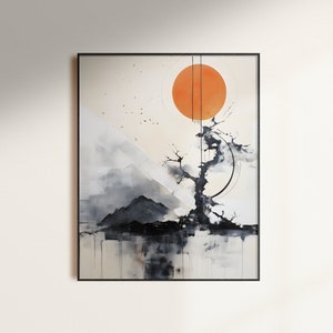 Japandi Wall Art | Wabi Sabi Wall Art Printable | Abstract Wabi Sabi Wall Art | Japandi Print Decor | Minimalist Wall Art | Digital Download