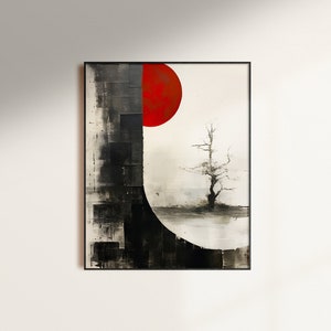 Wabi Sabi Wall Art | Japandi Wall Art | Japanese Art | Neutral Wall Art | Japanese Poster | Japandi Poster | Japandi Decor | Wabi Sabi