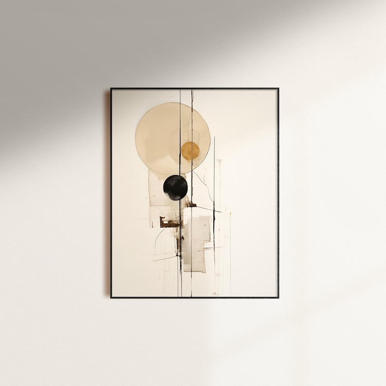 wabi sabi wall art in a frame