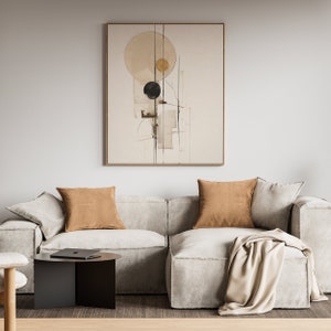 Japanese wall art design in a frame