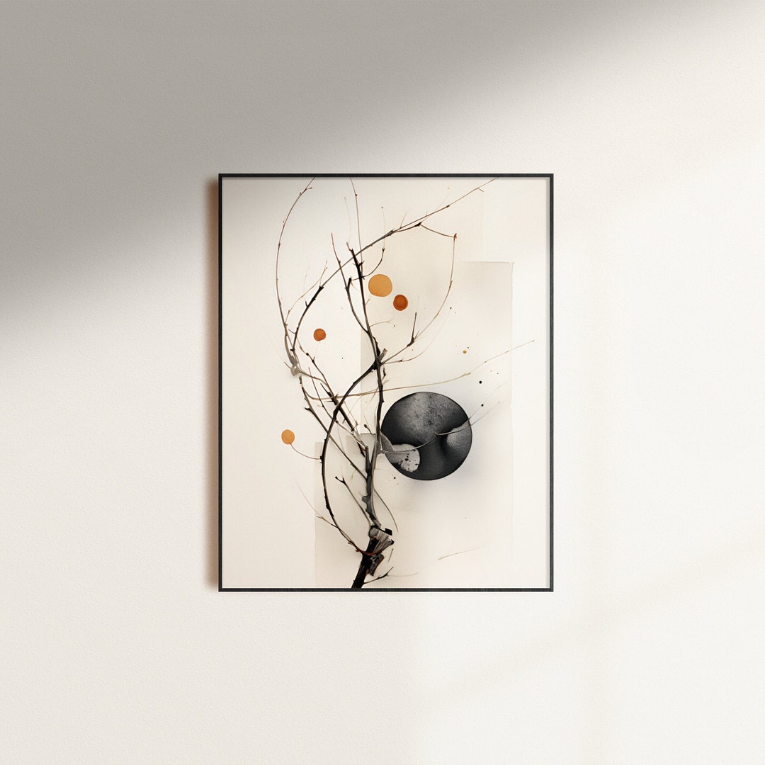 Wabi Sabi Wall Art Print | Japanese Art | Minimalist Wabi Sabi Art ...