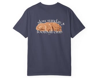 Club de Fútbol de Domingos Lentos / Camiseta Días de Perros (Aficionado al fútbol, fanático del fútbol, amante de los perros)