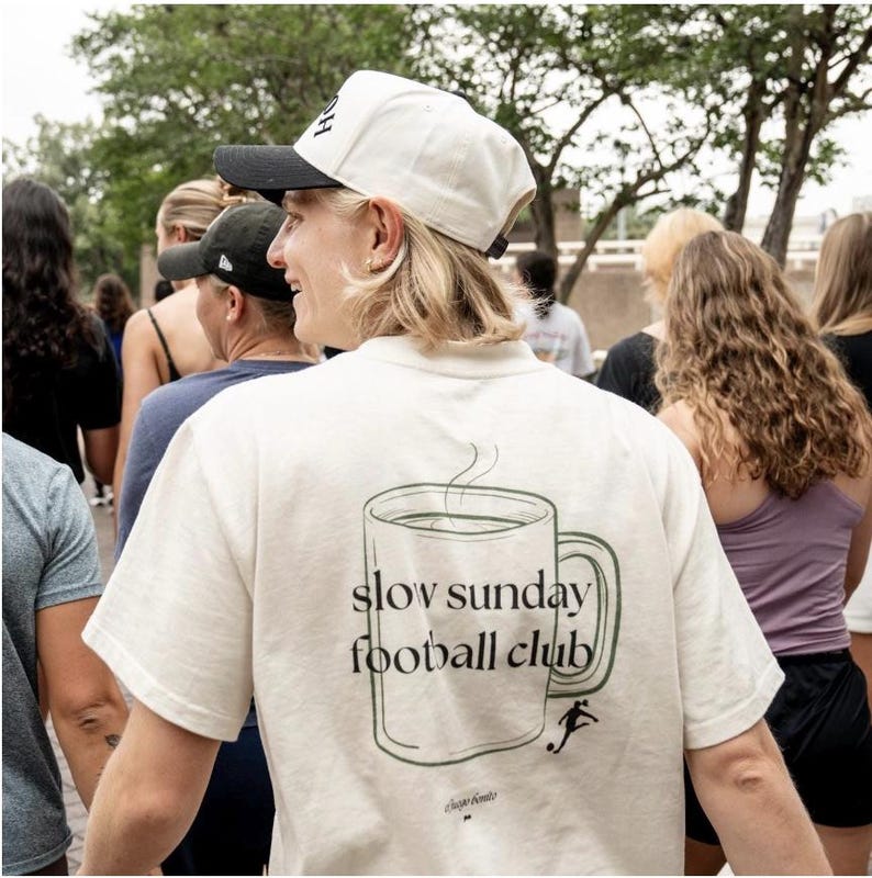 Camiseta de fútbol OG-Slow Sunday FC / Camiseta extragrande para aficionados de la NWSL imagen 1