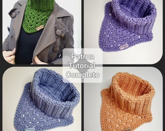 Tutoriel Patron Crochet Cache Cou / Echarpe / Crochet / Accessoire / Complément