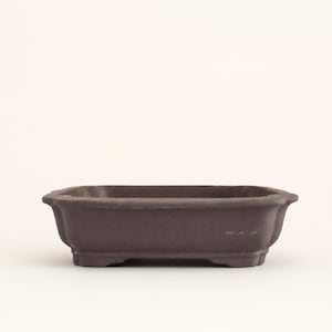 Unglazed Bonsai Pot Rectangle | 26cm x 20cm x 6cm | YB1127