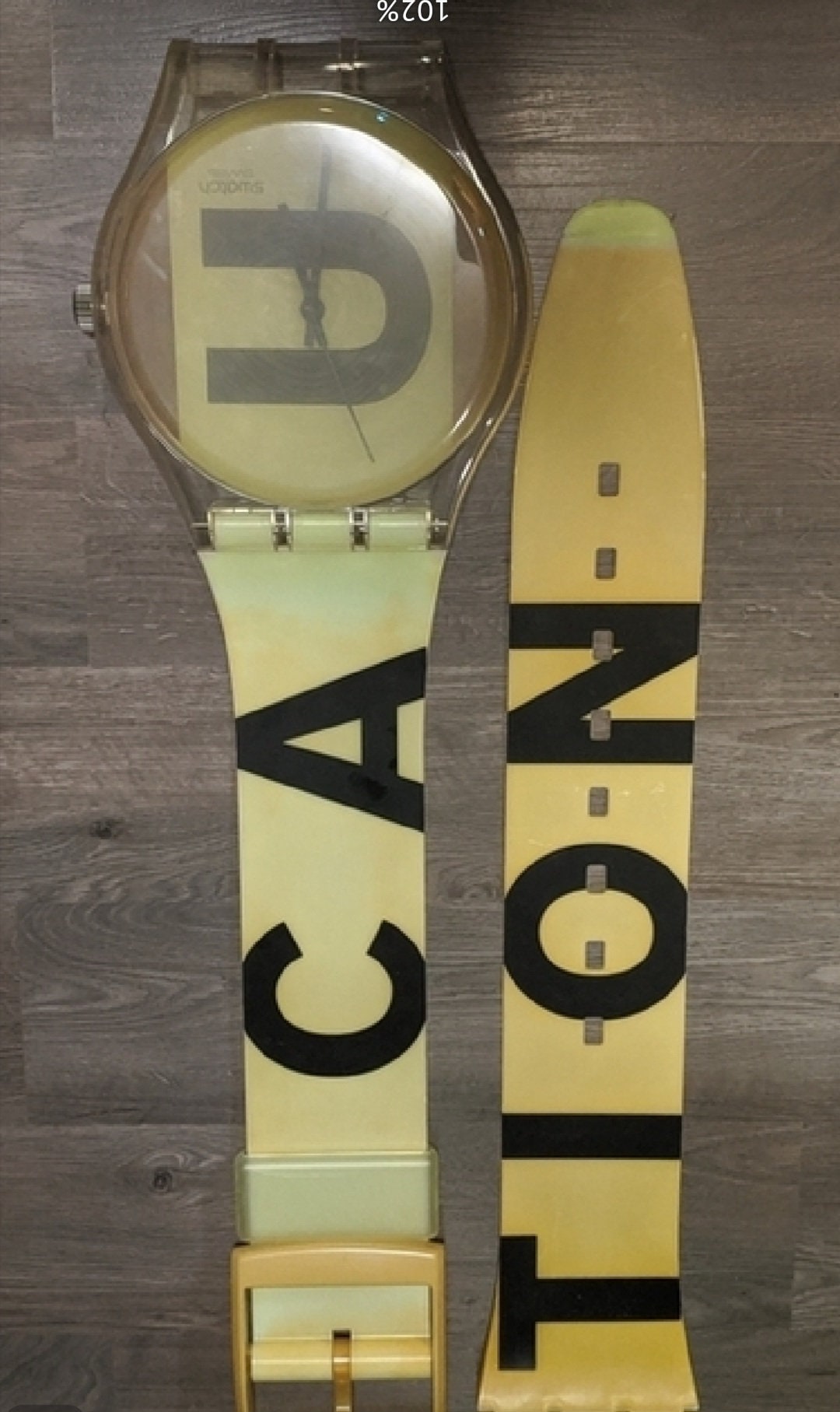 Swatch Maxi GV224 CAUTION