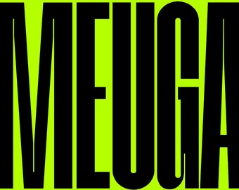 Meuga | Condensed Sans Serif Font