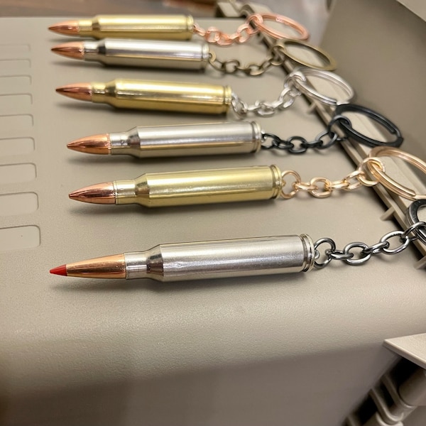 223 Bullet Keychain with multiple color options