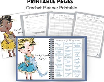 Crochet Planner Printable, Crochet Project Planner, Yarn Inventory Tracker, Crochet Organizer, Crochet Business Planner, Crochet Pattern ,23
