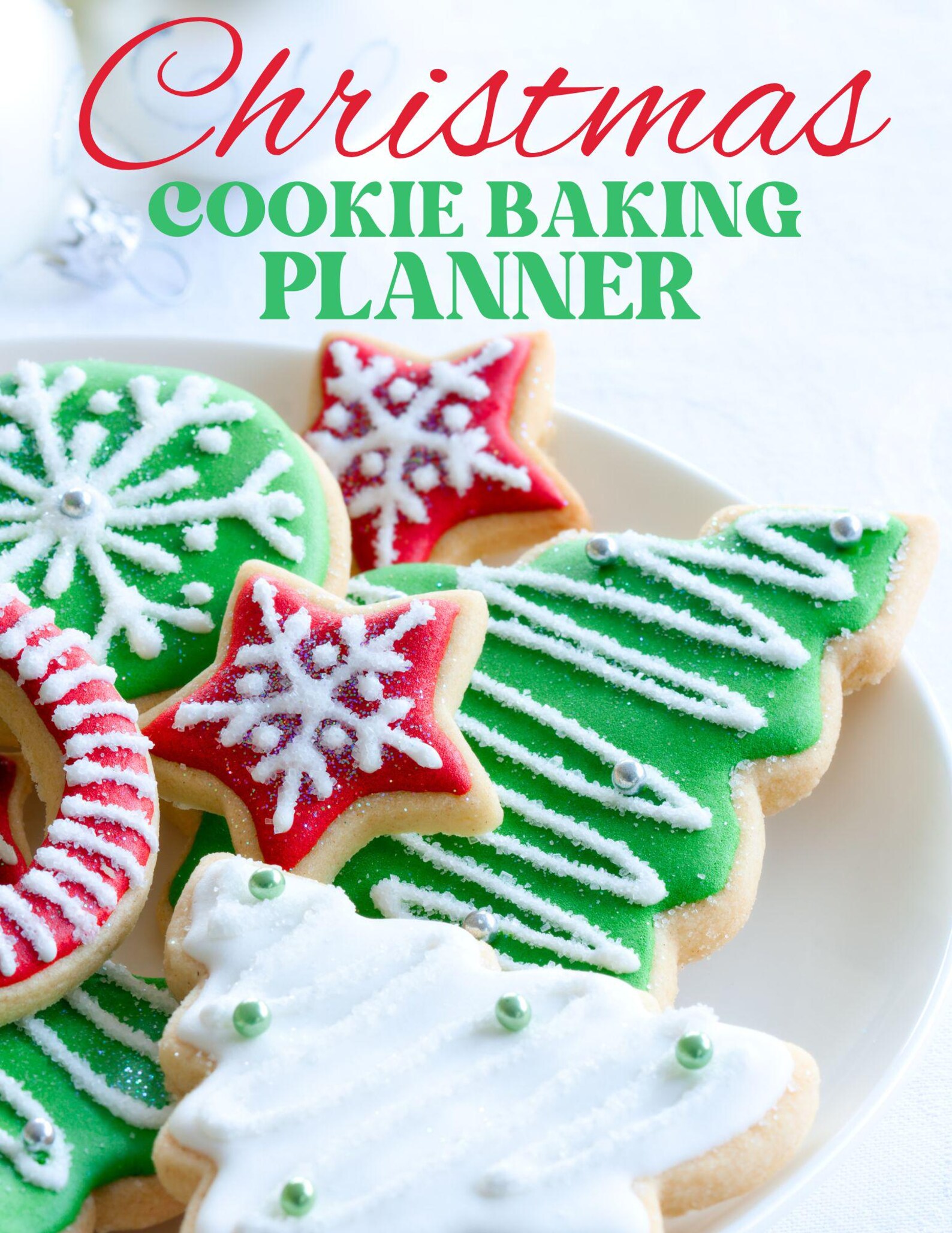 Christmas Cookie Planner Printable, Holiday Baking Organizer, 34 Pages ...