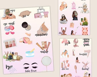 40 Self-Care Digitale Aufkleber für GoodNotes | GoodNotes Planer Aufkleber | Self-Care-Aufkleber packen | Wellness & Achtsamkeit Digitale Aufkleber