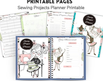 Sewing Projects Planner Printable , 31 Pages , Sewing Planner , Sewing Pattern Organizer , Sewing Journal , Sewing Project Planner