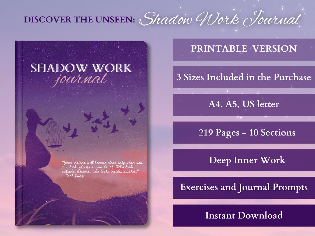 Shadow Work Journal Shadow Work Journal Printable Shadow Etsy Australia