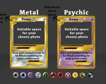 pokemon card template psychic Amazon.com