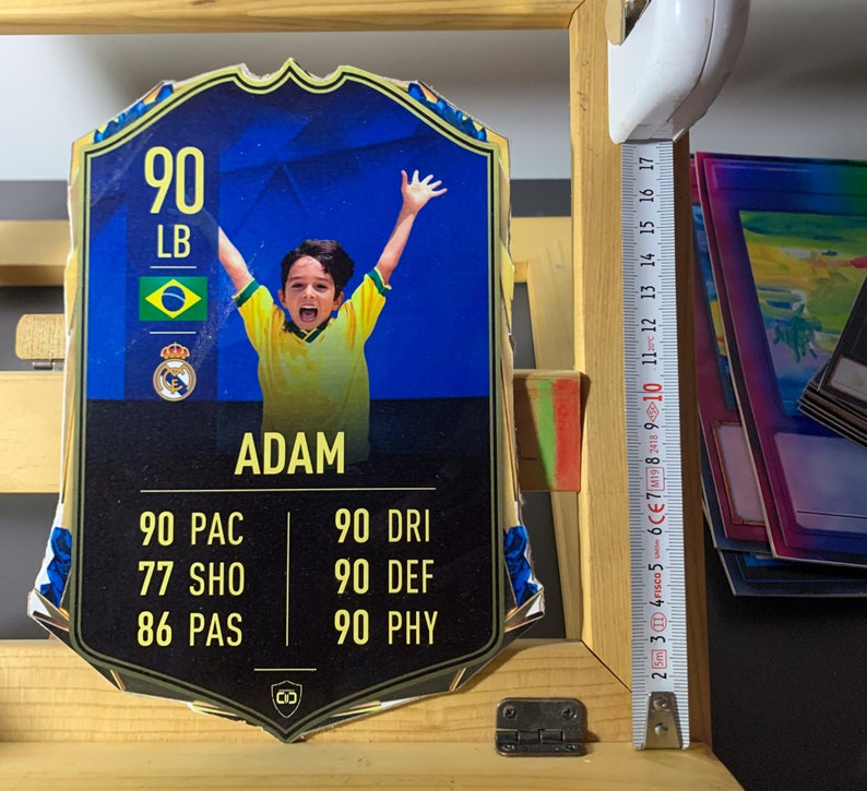 Customizable Digital Soccer/football Player Cards Highquality Fut Art