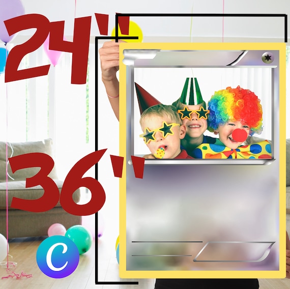 Pokemon Birthday Photo Prop Frame - 24x36 Editable Canva Template, PNG -JPG  -PDF, Instant Download, Custom Card, Party Supplies & Invitation - Etsy