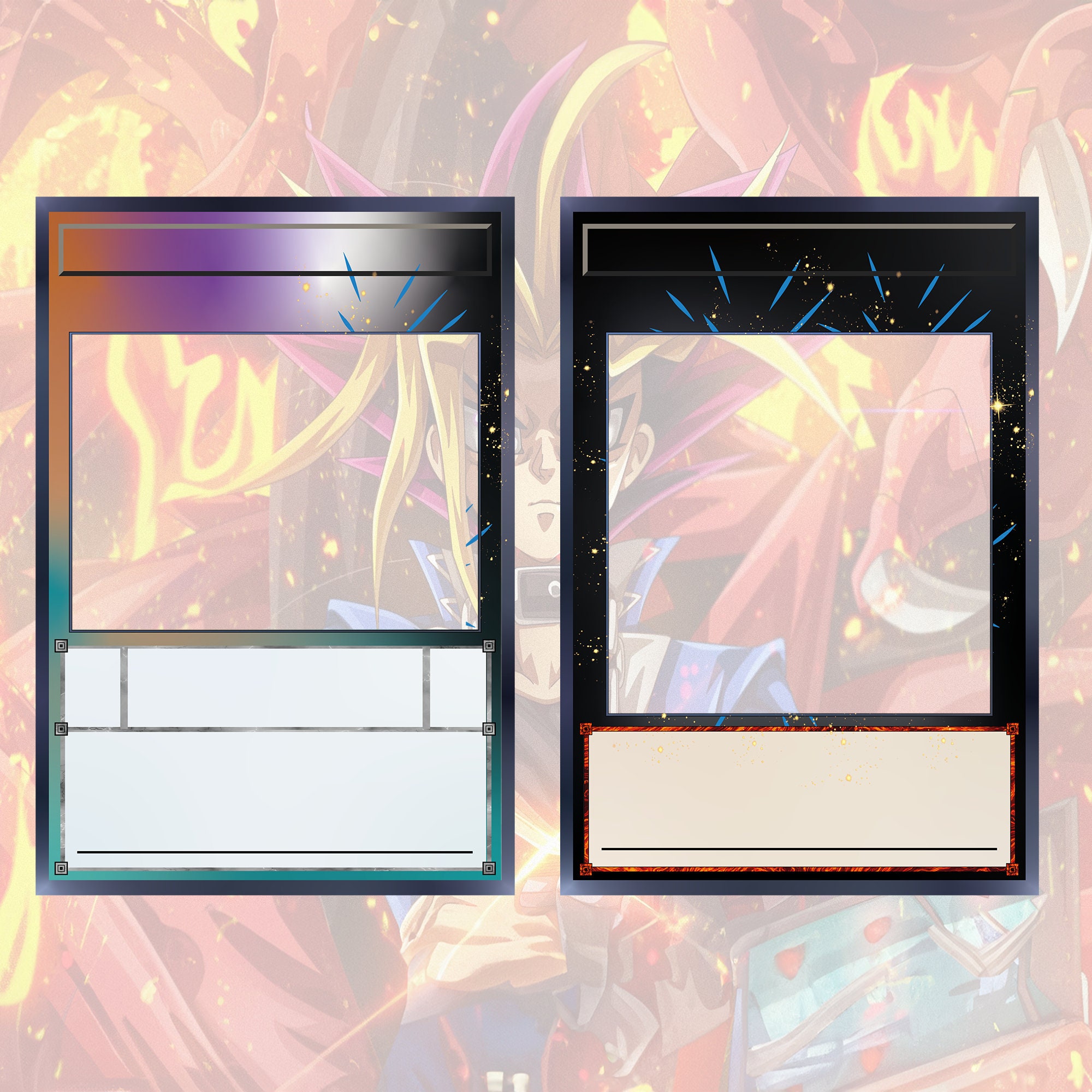 Custom Yugioh Card SVG and PNG Templates for Digital Download - Create ...