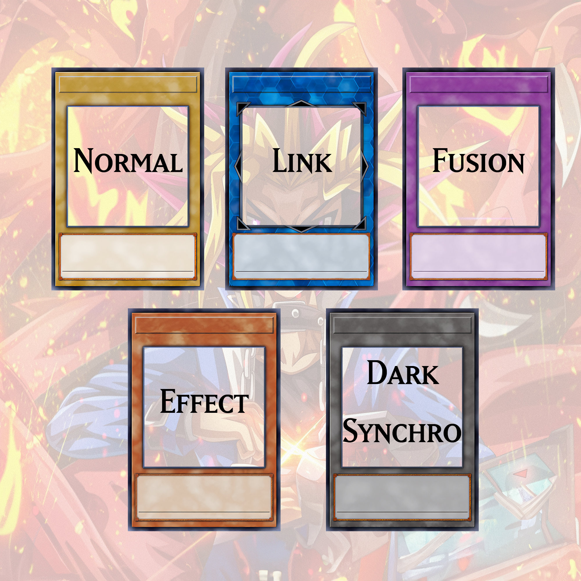 Custom Yugioh Card Personalized Anime Trading Card Game Poster With