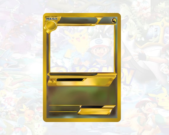 Customizable Dragon Mega Pokemon Card - DIY Memorial & Pet Card Template -  High-quality PNG - Etsy