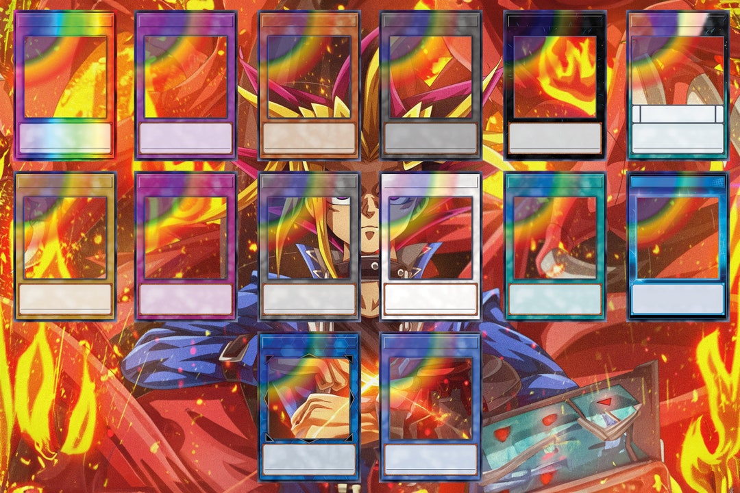 Yu gi oh Card Templates With Rainbow Effect: Create Your Own Custom Yu gi oh Card Templates With Rainbow Effect: Create Your Own Custom