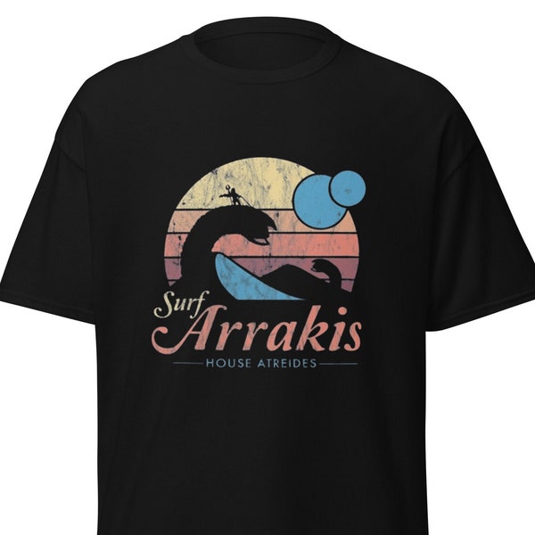 Visit Arrakis - Vintage Distressed Surf - Dune - Sci Fi Classic T-Shirt