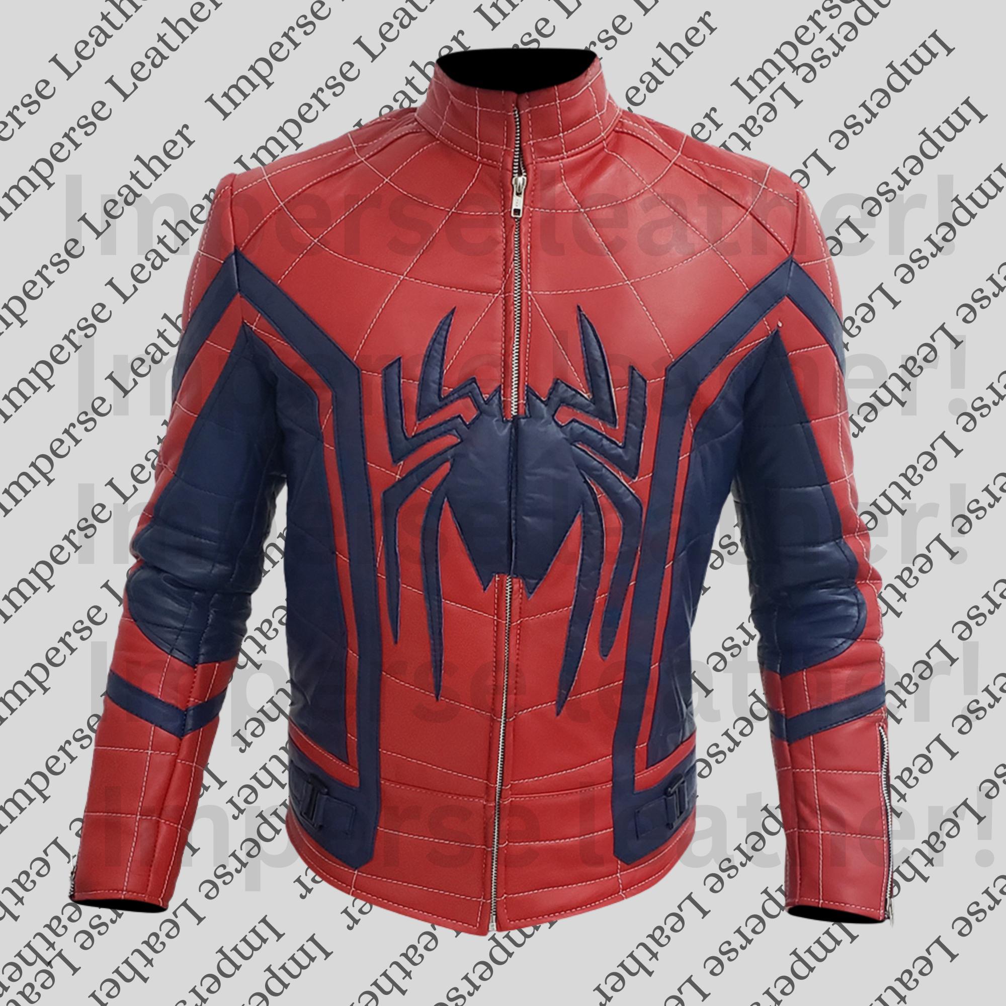 Leather Spiderman Jacket - Etsy