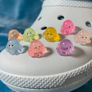 Glow In The Dark Octopus Shoe Charm