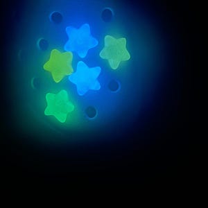 Glow In The Dark Star Shoe Charms